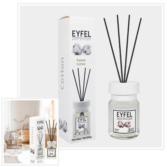 BAWEŁNA EYFEL - Zapach do domu Patyczki 120ml