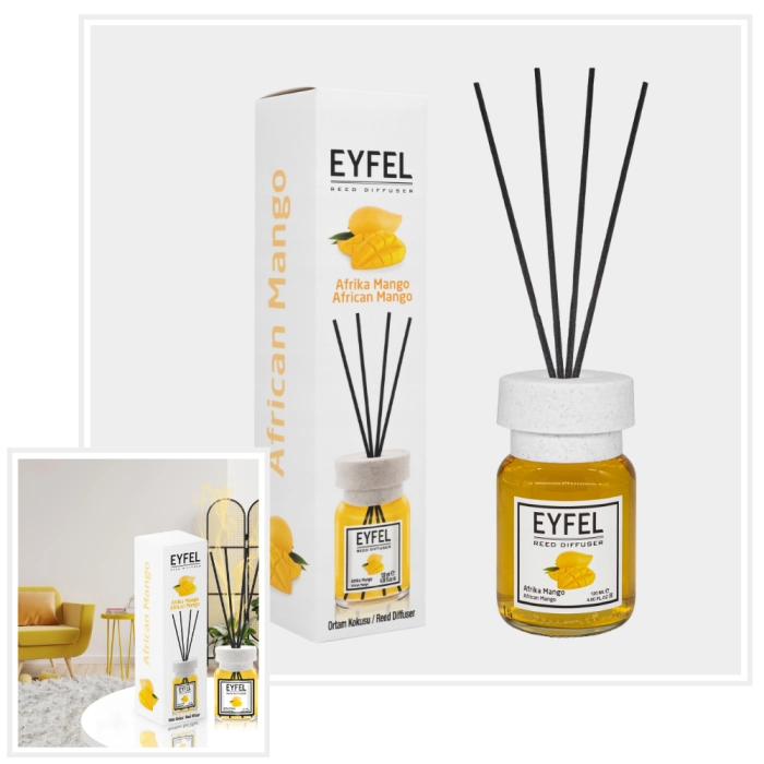 MANGO AFRYKAŃSKIE EYFEL - Zapach do domu Patyczki 120ml