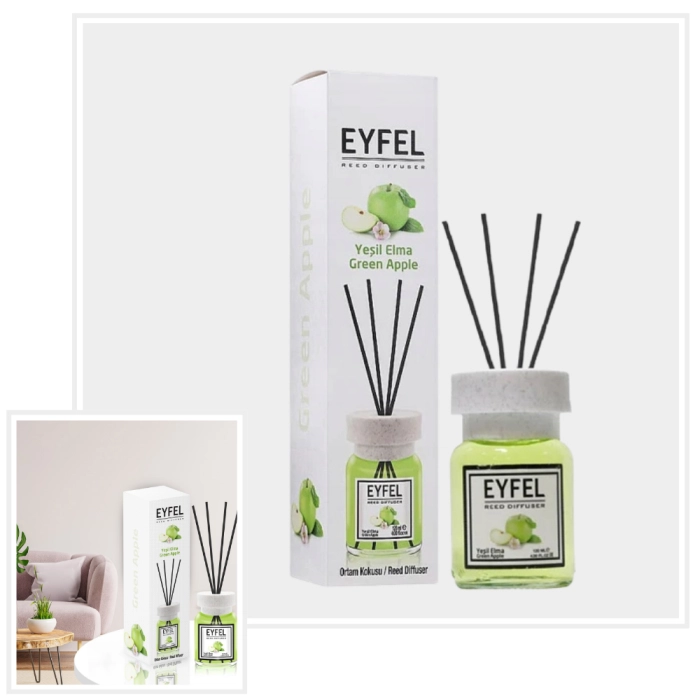 ZIELONE JABŁUSZKO EYFEL - Zapach do domu Patyczki 120ml