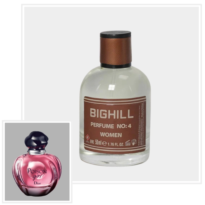 EYFEL Perfumy N-004 WOMEN (ver. BIGHILL)  - inspiracja zapachu DIOR Poison Girl Oud - EDP