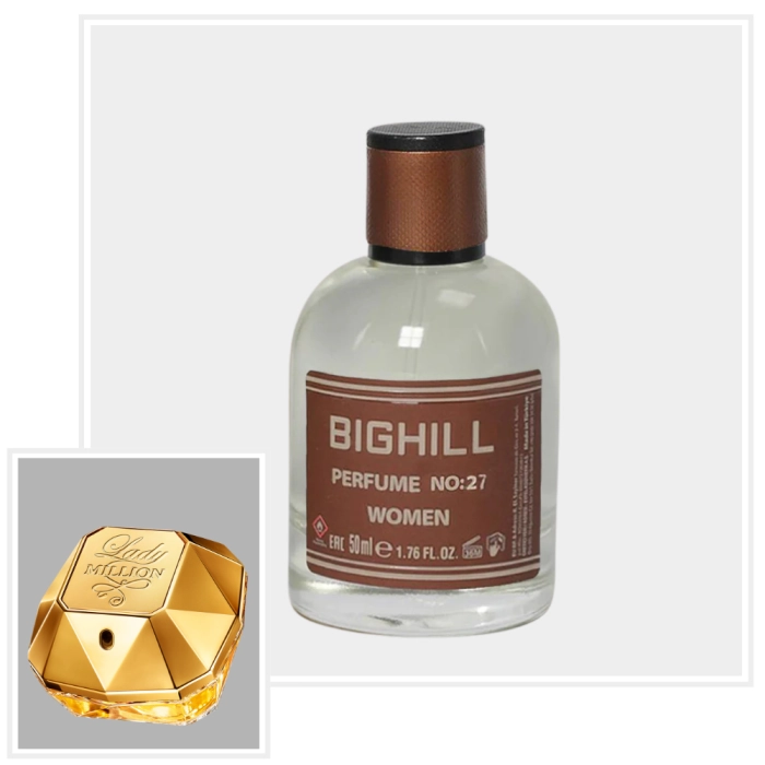 EYFEL Perfumy N-027 WOMEN (ver. BIGHILL) - inspiracja zapachu PACO RABANNE Lady Million - EDP