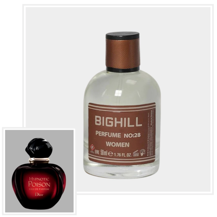EYFEL Perfumy N-028 WOMEN (ver. BIGHILL) - inspiracja zapachu DIOR Hypnotic Poison - EDP