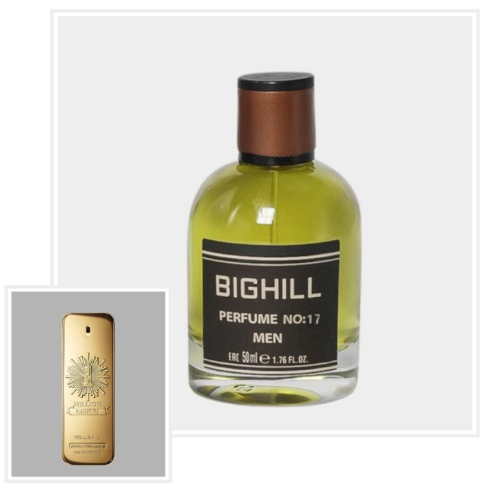 EYFEL Perfumy N-017 MEN (ver. BIGHILL)  - inspiracja zapachu PACO RABANNE 1 Million Parfum - EDP