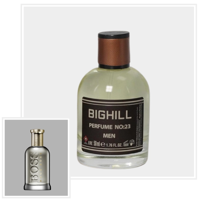 EYFEL Perfumy N-023 MEN (ver. BIGHILL)  - inspiracja zapachu BOSS Bottled (gray) - EDP