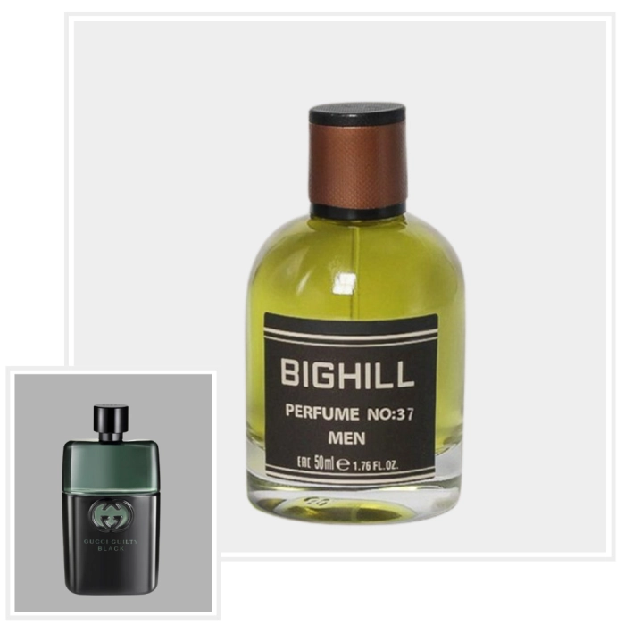 EYFEL Perfumy N-037 MEN (ver. BIGHILL) - inspiracja zapachu GUCCI Guilty Black - EDP